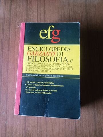 Enciclopedia Garzanti di Filosofia | Aa.Vv - Garzanti