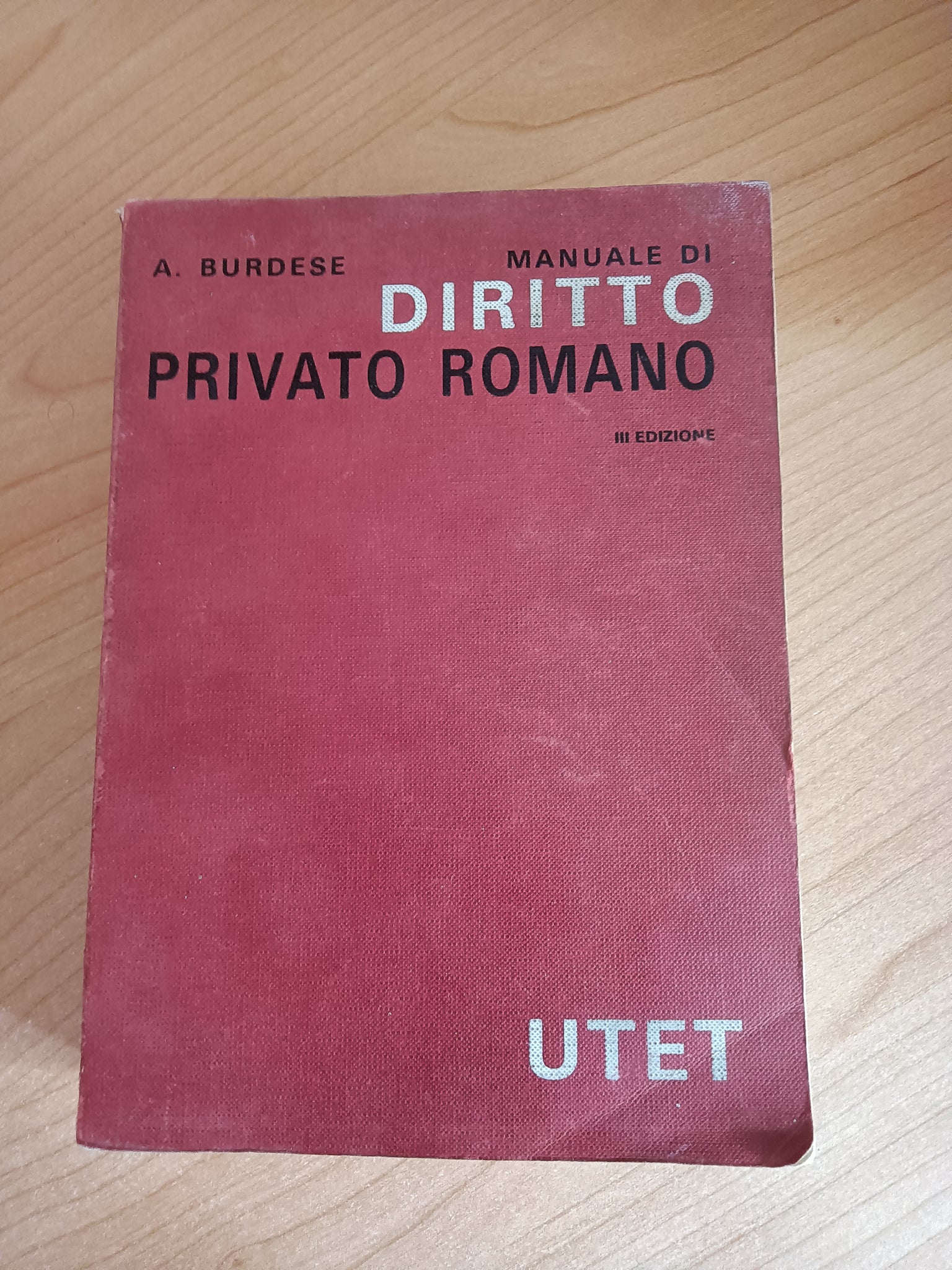 Manuale di diritto privato romano | A. Burdese