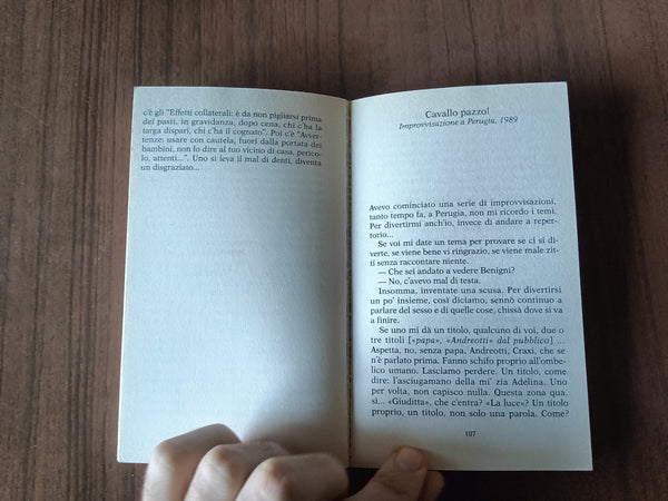 E l’alluce fu - Monologhi | Roberto Benigni - Mondadori