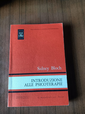 Introduzione alle psicoterapie | Sidney Bloch