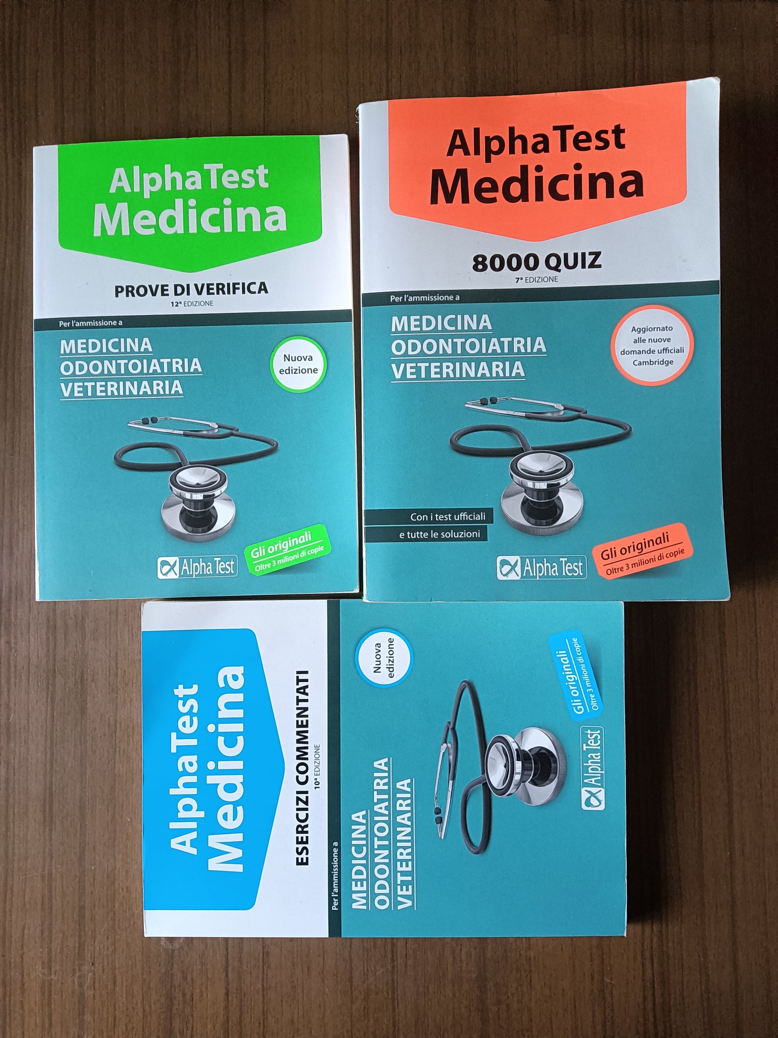 Alpha Test Medicina. 3 Voll. Esercizi commentati. Prove di verifica. 8000 Quiz. Per l’ammissione a medicina, odontoiatria, veterinaria