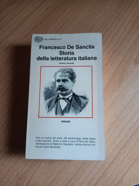Storia della letteratura italiana Vol. II° | Francesco De Sanctis - Einaudi