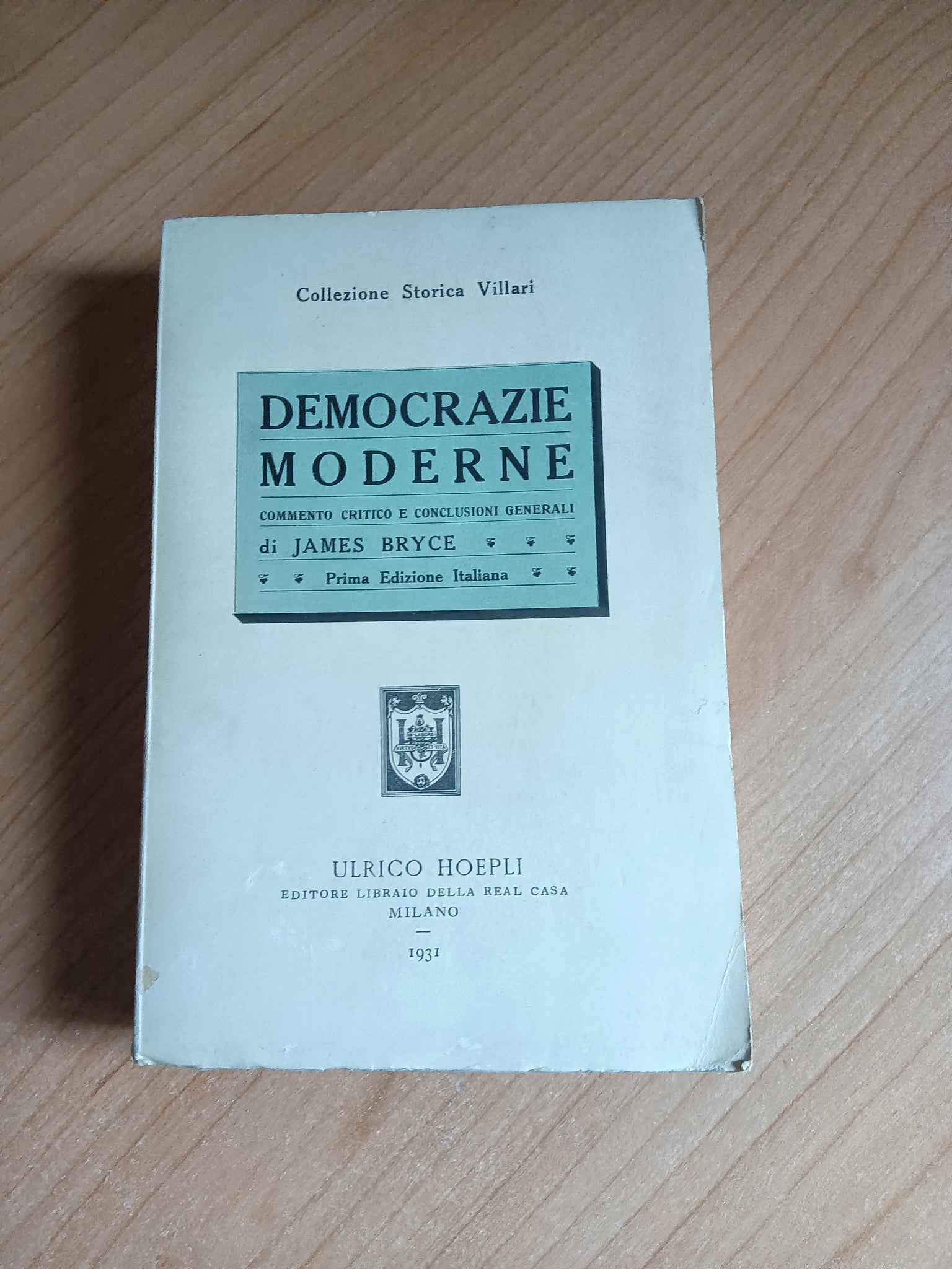 Democrazie moderne | James Bryce