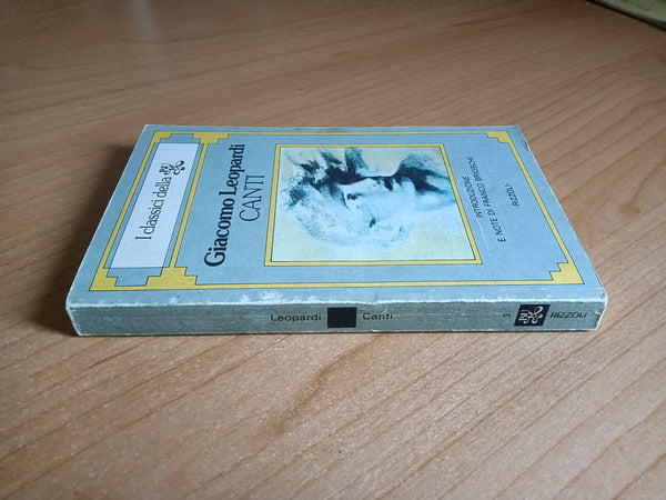 Canti | Leopardi Giacomo - Rizzoli