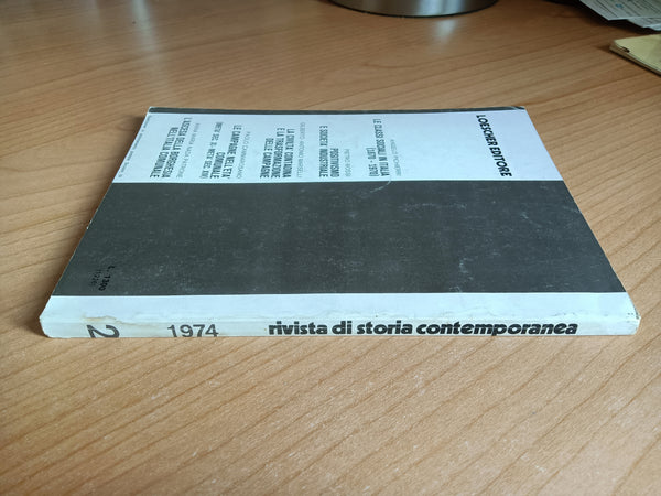 Rivista di storia contemporanea - Fascicolo 2 Aprile 1974