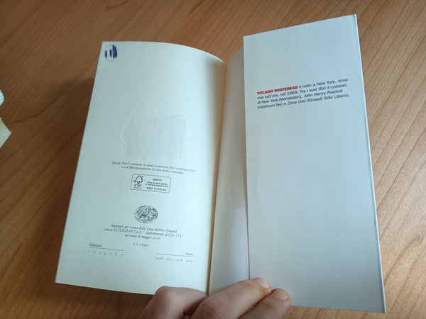 La nobile arte del bluff | Colson Whitehead - Einaudi
