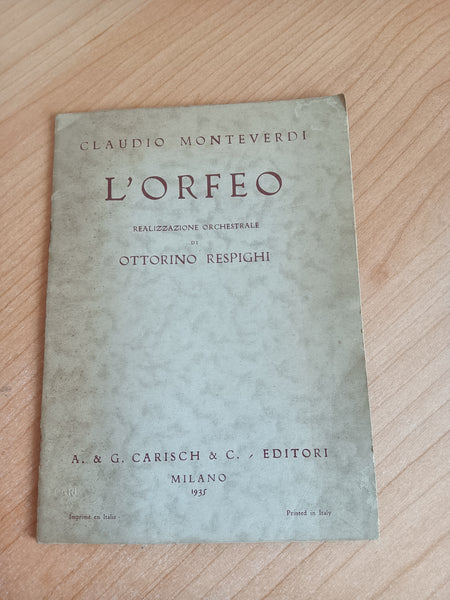 L’orfeo | Claudio Monteverdi