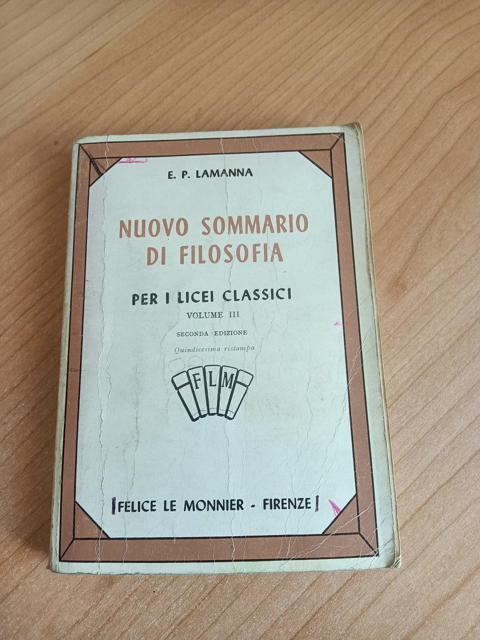 Nuovo sommario di filosofia Volume III | E.P. Lamanna