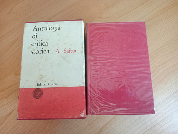 Antologia di critica storica 3 Voll. con cofanetto | A. Saitta - Laterza