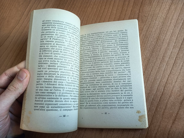 Un passo avanti due passi indietro | Lenin