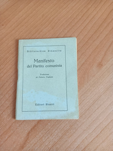 Manifesto del Partito Comunista | Karl Marx, Friedrich Engels - Editori Riuniti