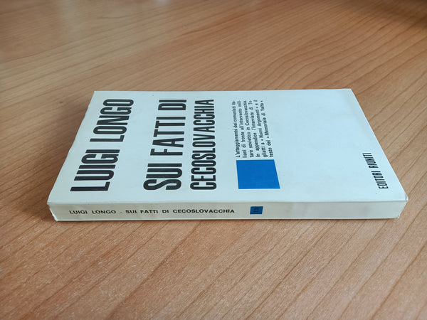 Sui Fatti di Cecoslovacchia | Luigi Longo - Editori Riuniti