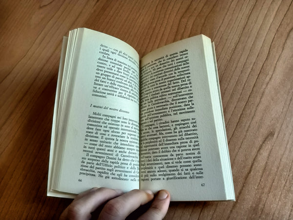 Sui Fatti di Cecoslovacchia | Luigi Longo - Editori Riuniti