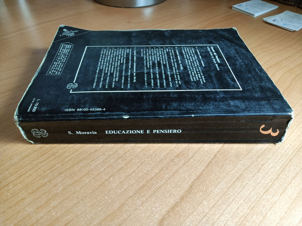 Educazione e pensiero 1 | Sergio Moravia