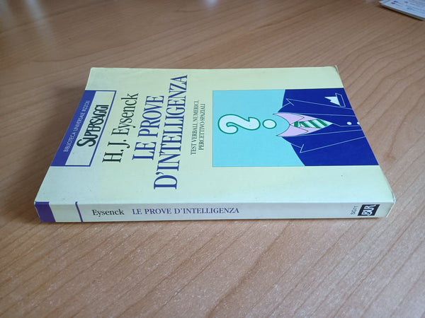 Le prove d’intelligenza | H. J. Eysenck - Rizzoli