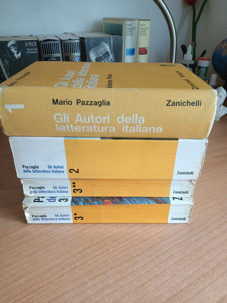 Gli autori della letteratura italiana 4 voll. | Mario Pazzaglia