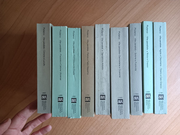 Vite parallele 9 Volumi | Plutarco - Rizzoli