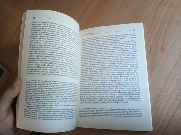 La Lettera sulla tolleranza di Locke e il problema della tolleranza nella filosofia del Seicento