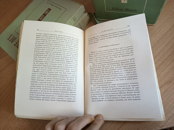 Scritti scelti Vol. 1, 2, 4 con cofanetto | Mao Tse Tung - Editori Riuniti