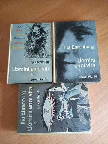 Uomini anni vita Vol. 2, 3, 4 | Ilja Ehrenburg - Editori Riuniti