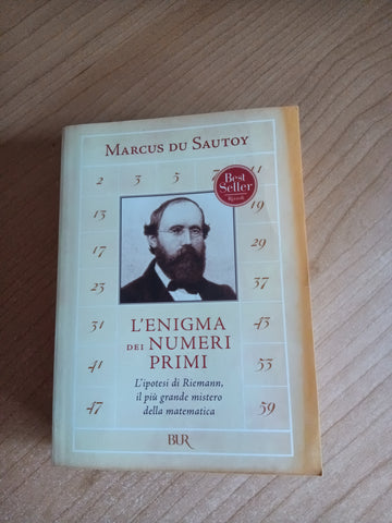 L’enigma dei numeri primi l’ipetesi di Riemann, il più grande mistero de la matematica | Marcus Du Sautoy - Rizzoli