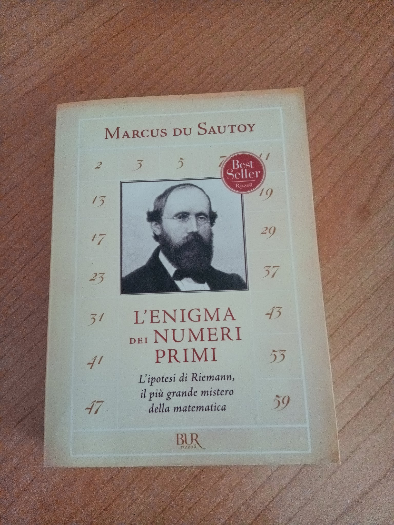 L’enigma dei numeri primi l’ipetesi di Riemann, il più grande mistero de la matematica | Marcus Du Sautoy - Rizzoli
