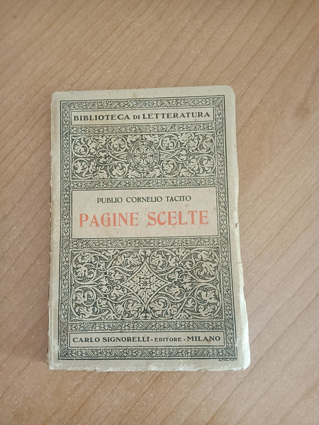 Pagine Scelte | Tacito