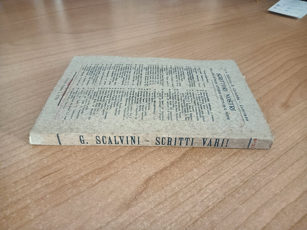 Scritti varii. Raccolti da Gina Martegiani | G. Scalvini