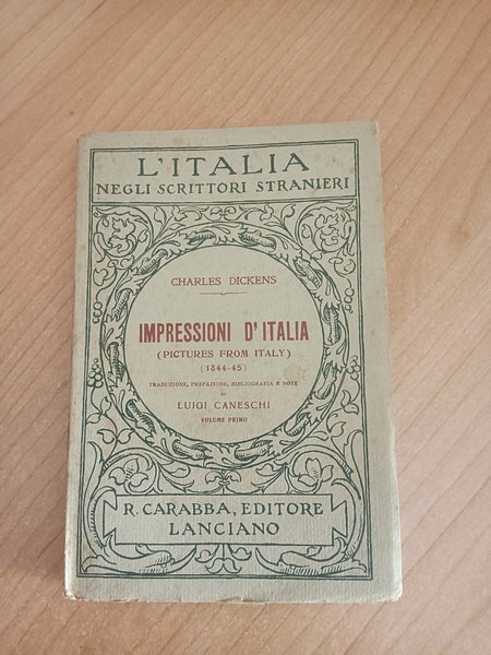 Impressioni d’Italia (1844 - 45) | Charles Dickens