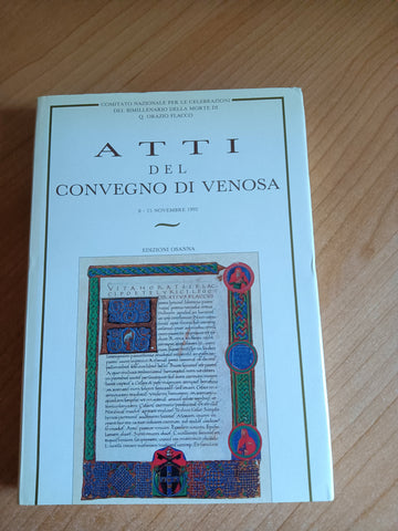 Atti del convegno di venosa