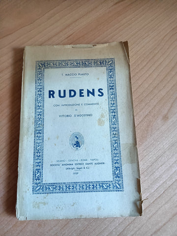 Rudens | T. Maccio Plauto