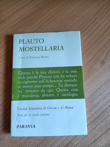 La Mostellaria | Tito Maccio Plauto