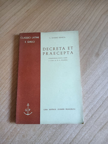 Decreta et praecepta | Seneca