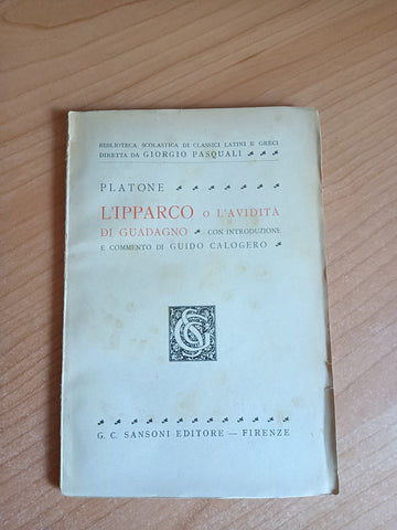 L’ipparco o l’avidità di guadagno | Platone