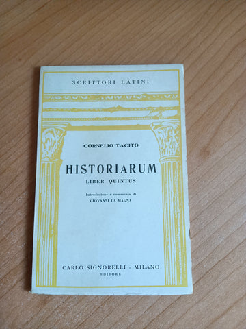 Historiarum. Liber Quintus | Cornelio Tacito