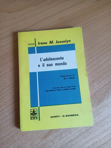 L’adolescente e il suo mondo | Irene M. Josselyn