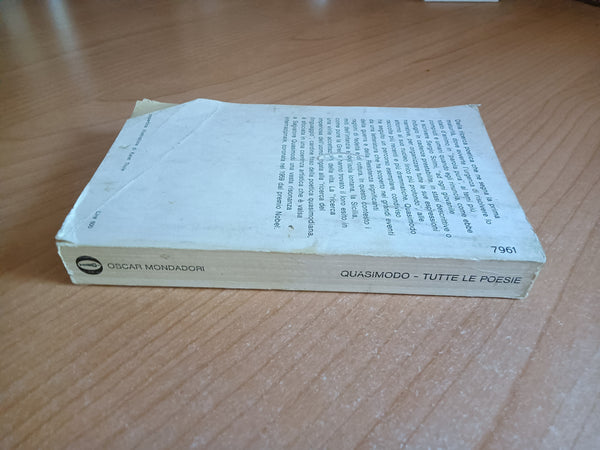 Tutte Le Poesie | Salvatore Quasimodo - Mondadori