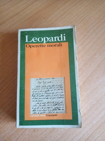 Operette Morali | Giacomo Leopardi - Garzanti