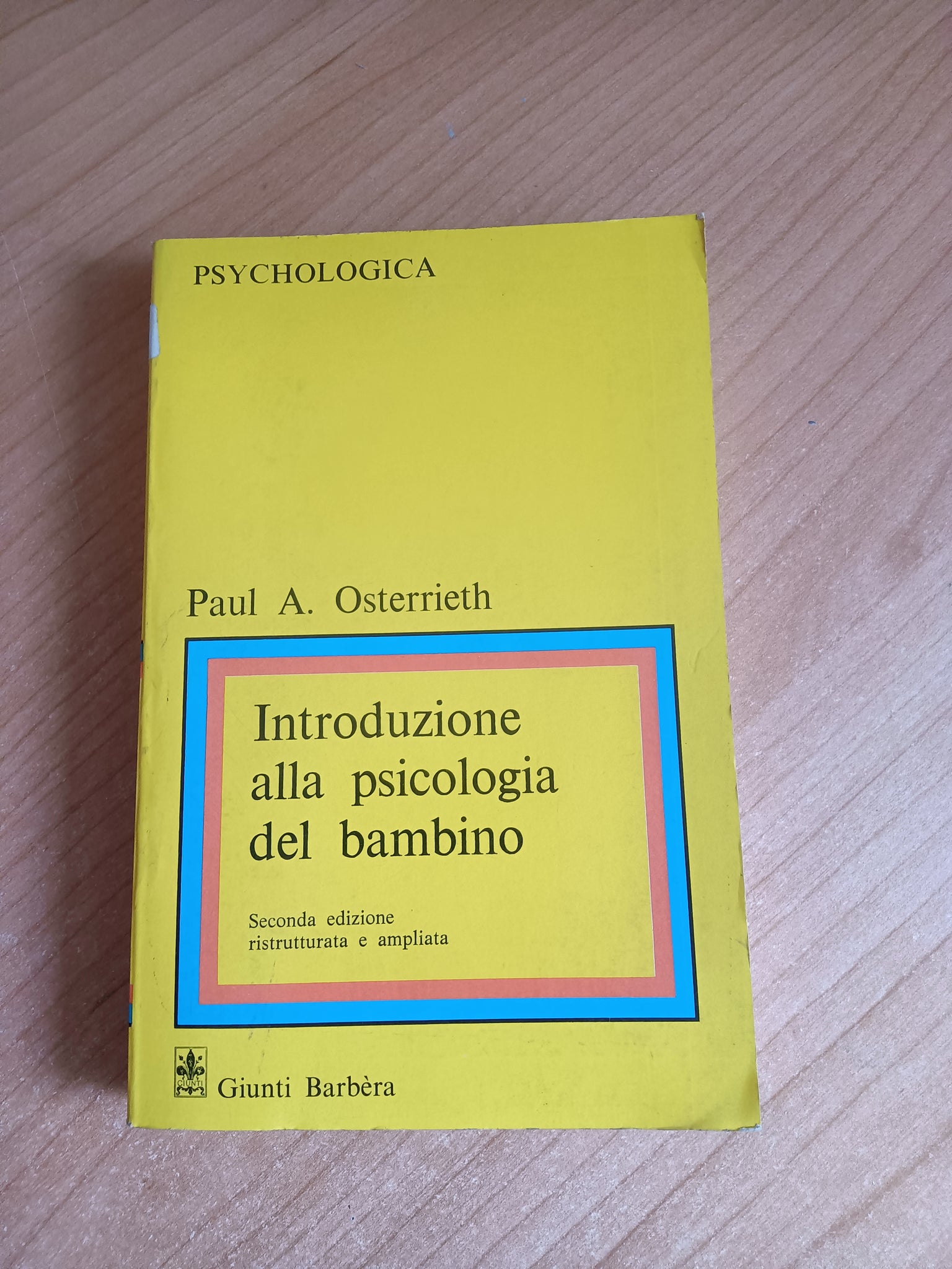 Introduzione alla psicologia del bambino | Paul A. Osterrieth