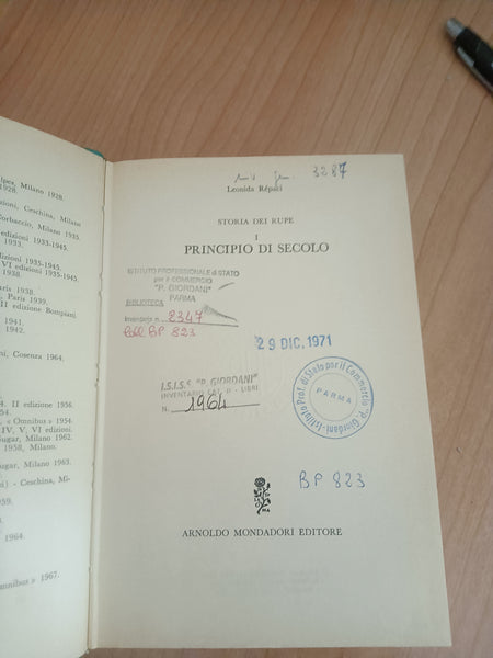 Storia dei rupe 1 Principio di secolo | Leonida Repaci - Mondadori