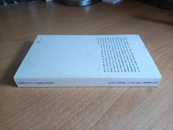 L’affare Oberdank | Alexander Alfred