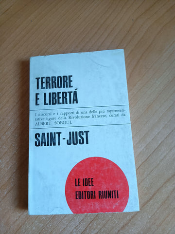 Terrore e libertà | Saint Just - Editore Riuniti