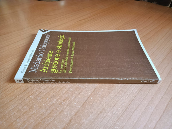 Ambiente: gestione e strategia | Medardo Chiapponi - Feltrinelli