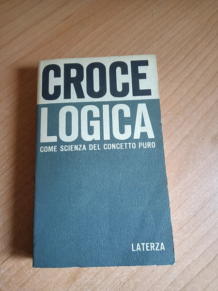 Logica come scienza del concetto puro | Croce - Laterza