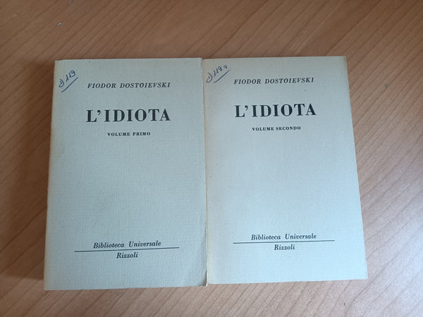 L’idiota 2 Voll. | Fiodor Dostoievski - Rizzoli