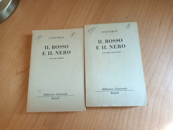 Il rosso e il nero 2 Voll. | Stendhal - Rizzoli