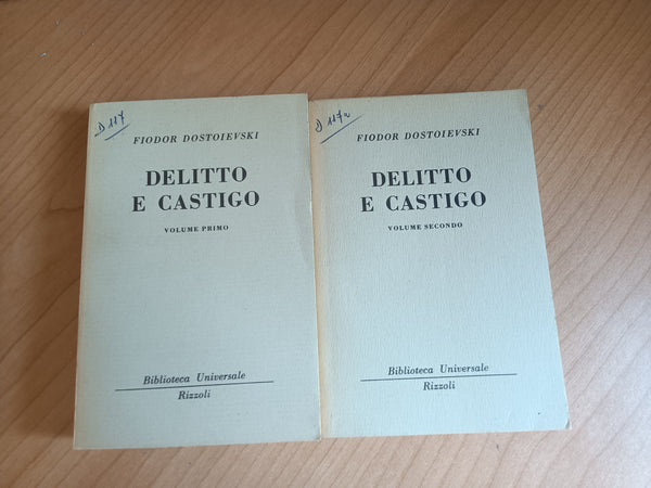 Delitto e castigo 2 Voll. | Fiodor Dostoievski - Rizzoli