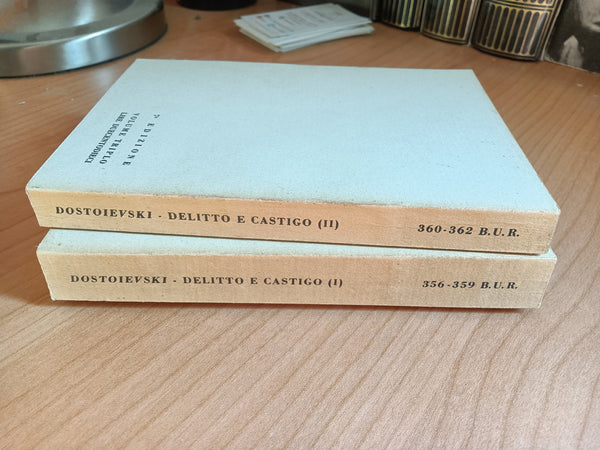 Delitto e castigo 2 Voll. | Fiodor Dostoievski - Rizzoli