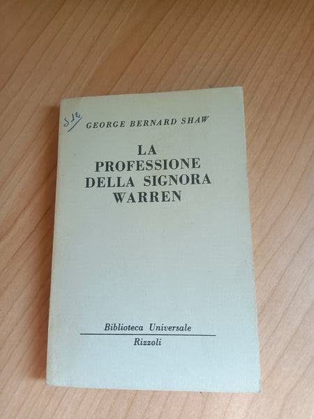 La professione della signora Warren | George Bernard Shaw - Rizzoli