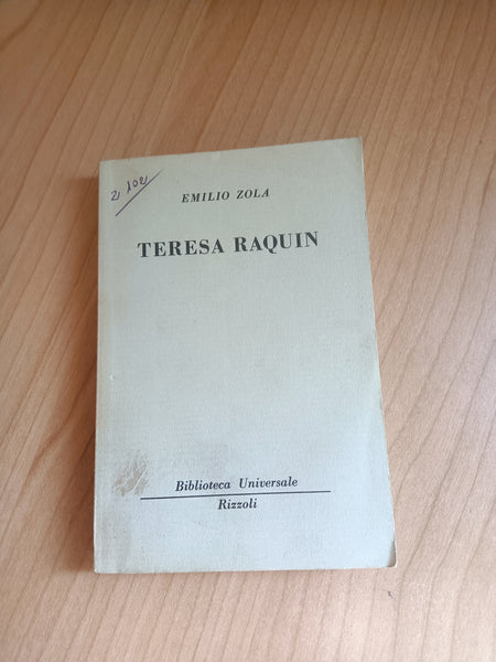 Teresa Raquin | Emilio Zola - Rizzoli